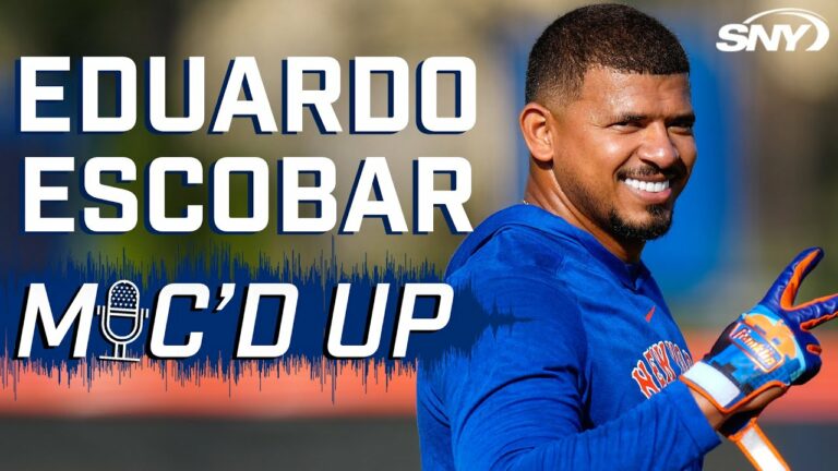 Eduardo Escobar Mic'd Up: フランシスコ リンドールとのキャッチボール、ルイス ギョルメとのフィールド SNY