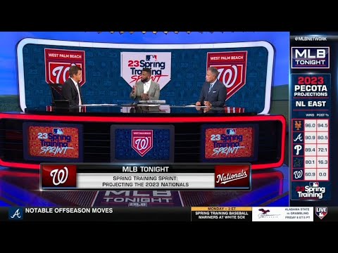 MLB ネットワーク |  2023 年のワシントン ナショナルズの予測 - ブライアン ケニーが春季トレーニング スプリントを更新
