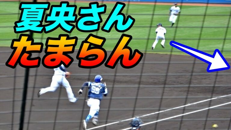 育成出身高卒2年目、滝澤夏央選手の守備が上手すぎる！ファンサービスも笑顔で神対応！！