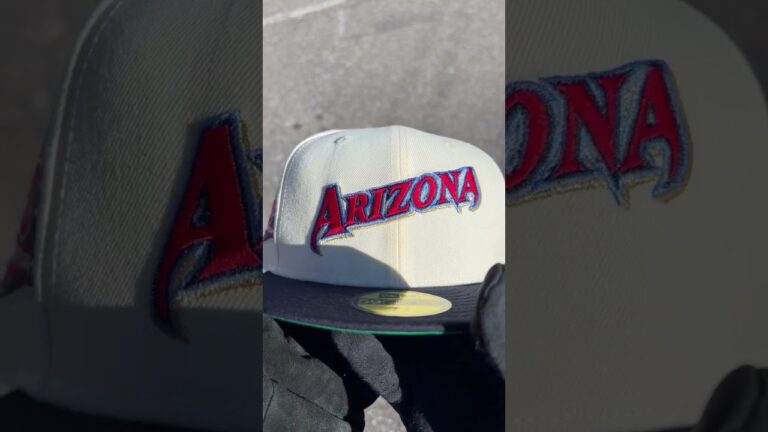 Arizona Diamondbacks 2001 WORLD CHAMPIONS 20TH ANNIVERSARY New Era 59Fifty Fitted Hat 🐍🦂⁠