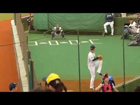 20180324 18多和田投手のブルペンでの投球練習【埼玉西武ライオンズ】メットライフドーム