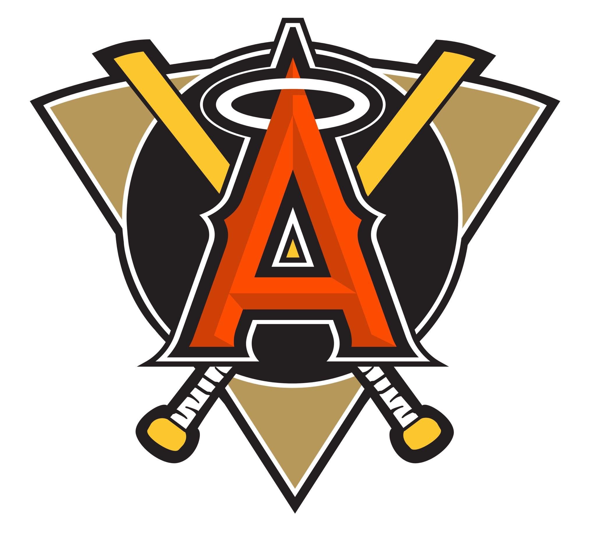 Ducks/Angels night に敬意を表して このマッシュアップ ロゴを作成しました The Mighty Angels