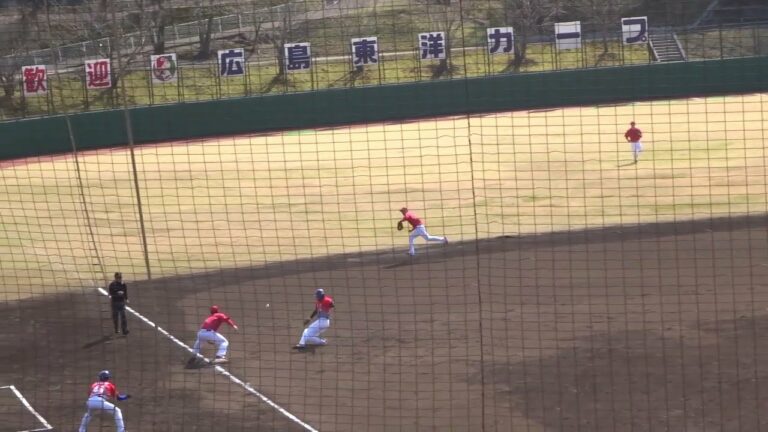 カープ（2軍）vs 東京ガスの練習試合（2023.02.25）/高橋昂也投手、6回裏のピッチング