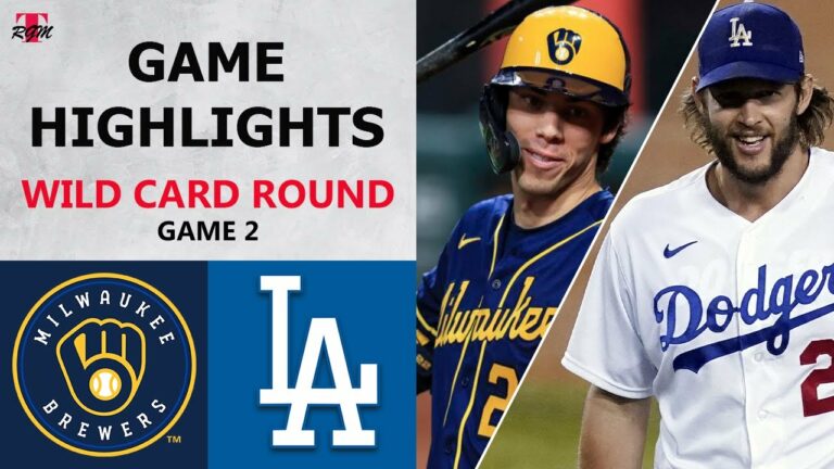 Milwaukee Brewers vs. Los Angeles Dodgers Game 2 Highlights | Wild Card Round (2020)