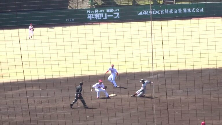 中村来生投手、4回表のピッチング　・若林晃弘、盗塁成功　・石川慎吾、タイムリーヒット【カープ（2軍） vs 巨人（2軍）・練習試合】