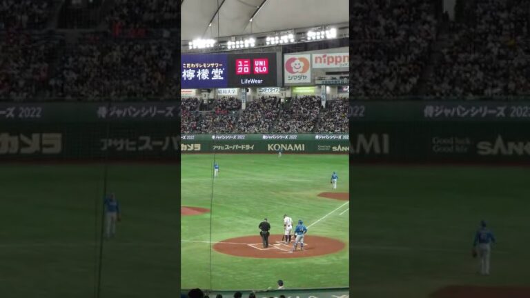 侍ジャパン阪神サトテル、ももクロの曲で打席に入る
