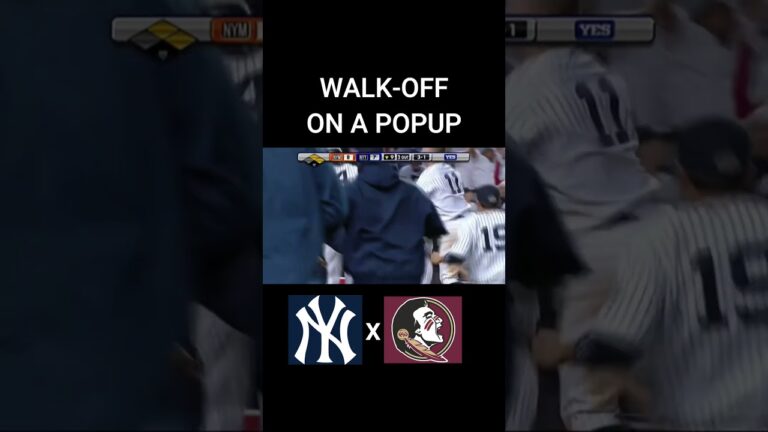 The Yankees and Seminoles had similar walk off wins!