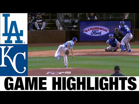 カンザスシティ ロイヤルズ vs. ロサンゼルス ドジャース フル ゲーム ハイライト | 2023 春季トレーニング - MLB プレシーズン