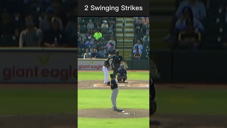 20 Second Strikeout! Wandy Peralta Vs Tucupita Marcano #shorts