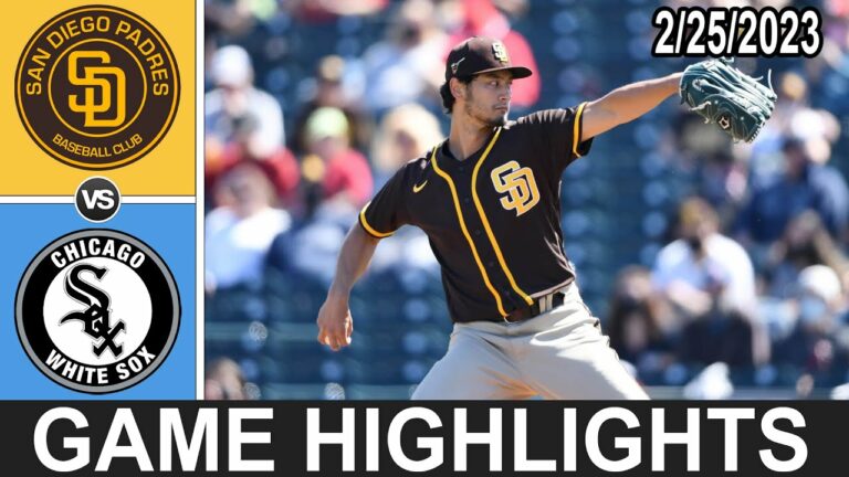 サンディエゴ・パドレス vs ホワイトソックス (2/25/23) 試合ハイライト 1&2 |  2023年春季トレーニング |  MLB ハイライト