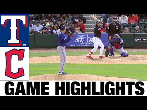 クリーブランド ガーディアンズ vs. テキサス レンジャーズ フル ゲーム ハイライト |  2023 スプリング トレーニング - MLB プレシーズン