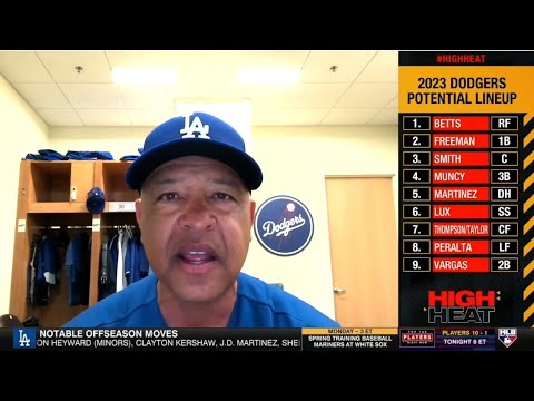 高熱 | ロサンゼルス・ドジャースの2023年のMLBシーズンの潜在的なラインナップ-デイブ・ロバーツがマッド・ドッグに語る