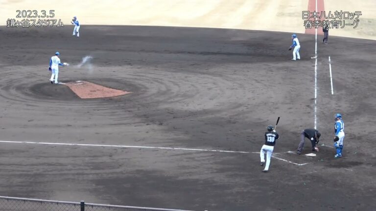【三球三振の見逃し三振】春季教育リーグ
