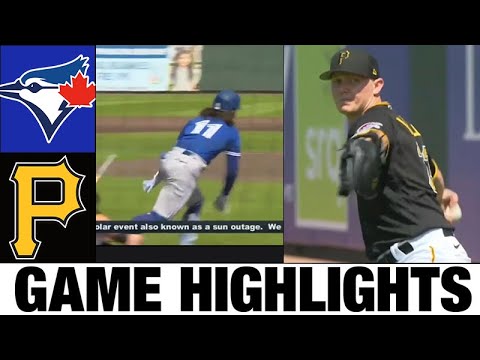 ピッツバーグ パイレーツ対トロント ブルージェイズ ゲームのハイライト |  2023 スプリング トレーニング - MLB プレシーズン