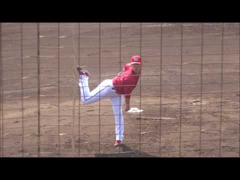 中村祐太選手の投球フォーム / 日南春季キャンプ2023