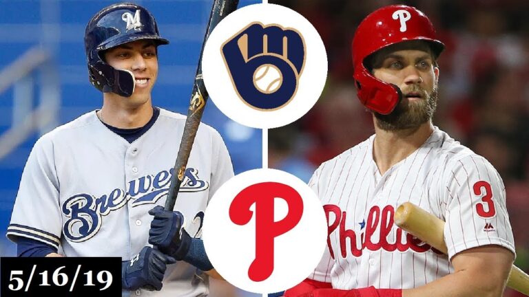 Milwaukee Brewers vs Philadelphia Phillies - Full Game Highlights | May 16, 2019 | 2019 MLB Season