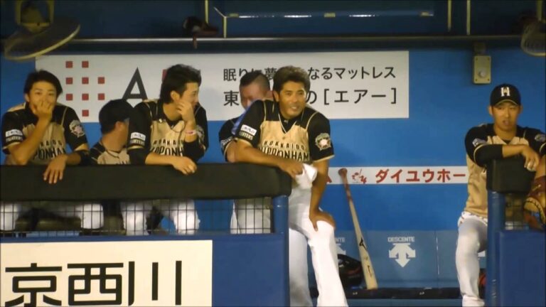 稲葉篤紀にいたずらする西川遥輝（140731 F-M QVCマリン）