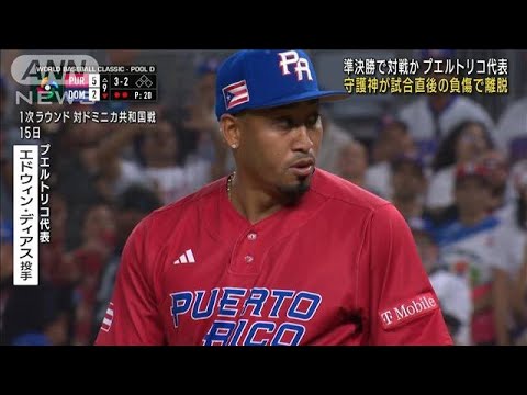 WBC試合後に負傷の“プエルトリコの守護神”　メジャー今季は「絶望的」(2023年3月17日)