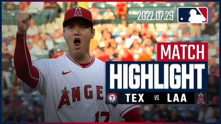 【MLB】7.29 レンジャーズvsエンゼルス 日本語ハイライト
