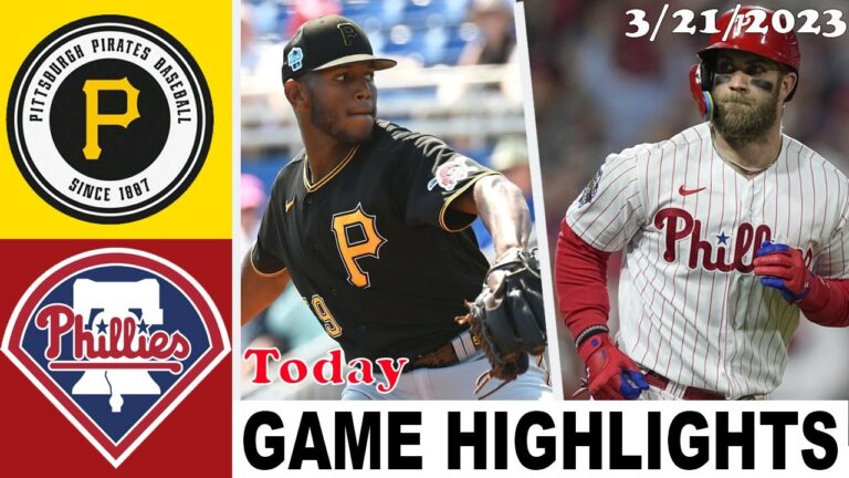 ピッツバーグ パイレーツ vs フィラデルフィア フィリーズ ハイライト |  MLB プレシーズン 2023 年 3 月 20 日