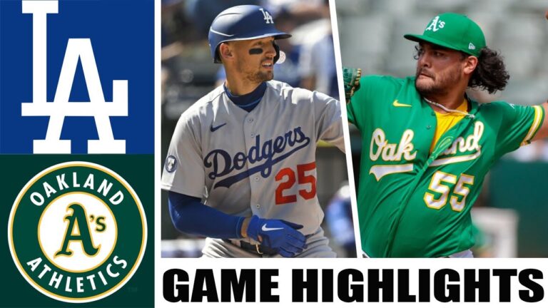 ロサンゼルス ドジャース vs オークランド アスレチックス ゲーム ハイライト |  MLB プレシーズン 2023 年 3 月 19 日