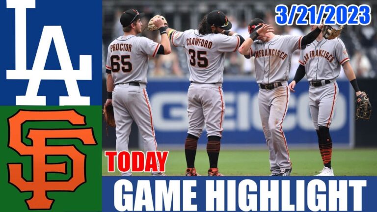 ロサンゼルス ドジャース vs サンフランシスコ ジャイアンツ ハイライト |  MLB プレシーズン 2023 年 3 月 21 日