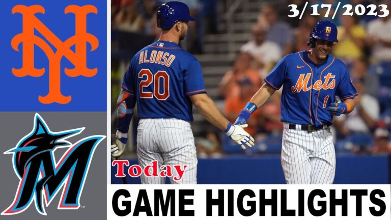 ニューヨーク メッツ vs マイアミ マーリンズ フル ゲーム ハイライト |  MLB プレシーズン 2023 年 3 月 17 日