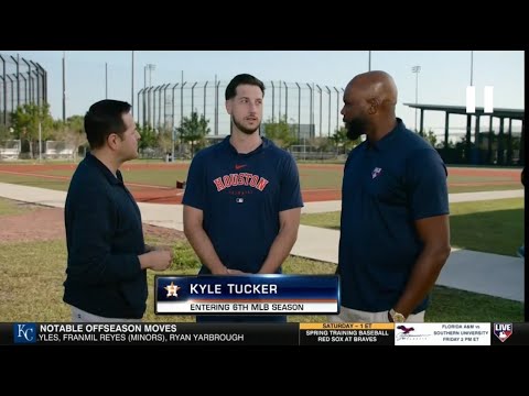 「ヒューストン・アストロズは連覇を達成するだろう」 - カイル・タッカーが MLB ネットワークでマーク・デローザに語る