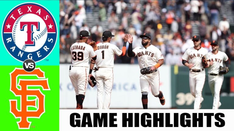サンフランシスコ ジャイアンツ vs テキサス レンジャーズ フル ハイライト |  MLB プレシーズン 2023 年 3 月 22 日