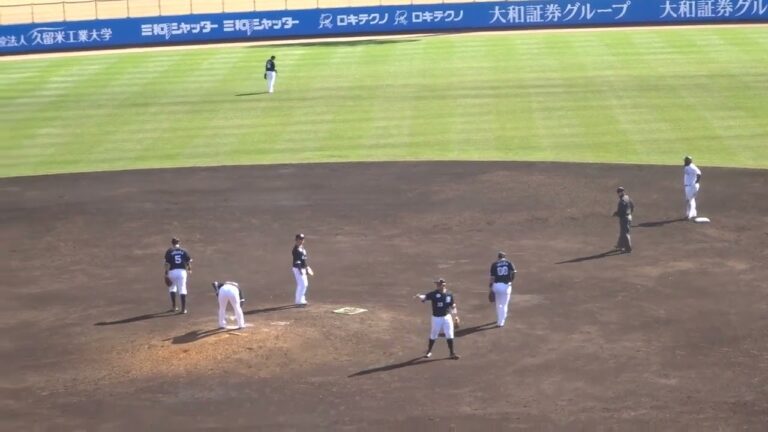 中森俊介投手 vs 中村晃 ⇒ ホーキンス ⇒ 川瀬晃 ⇒ 渡邊陸 ⇒ 牧原大成　～千葉ロッテ vs ホークス・5回裏 / 球春みやざきBG2023～