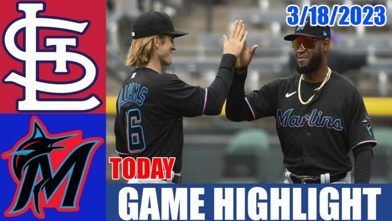 マイアミ マーリンズ vs セントルイス カージナルス ハイライト |  MLB プレシーズン 2023 年 3 月 22 日