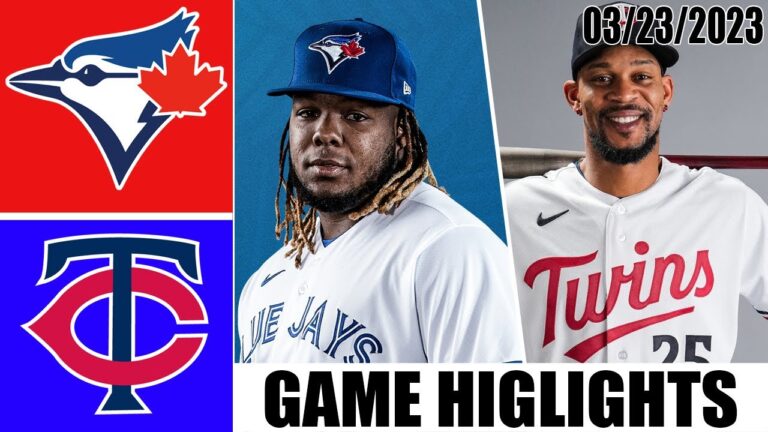 トロント ブルージェイズ vs ミネソタ ツインズ ゲーム ハイライト |  MLB プレシーズン 2023 年 3 月 23 日 |  MLB 2023