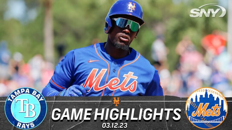 メッツ vs レイズ ハイライト: ブランドン・ニモがデビュー、ロニー・マウリシオがニューヨークで再び本塁打 |  SNY