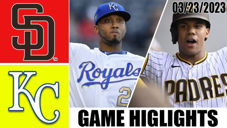 サンディエゴ パドレス vs カンザスシティ ロイヤルズ フルゲーム ハイライト |  MLB プレシーズン 2023 年 3 月 23 日
