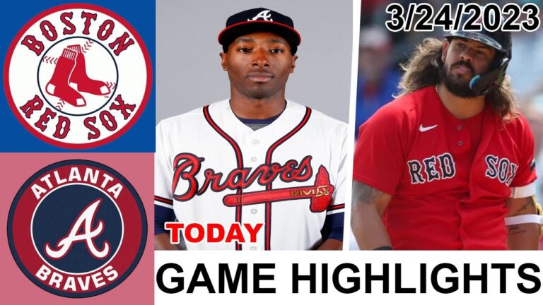 ボストン レッド ソックス vs アトランタ ブレーブス ハイライト |  MLB プレシーズン 2023 年 3 月 24 日 |  MLB 2023