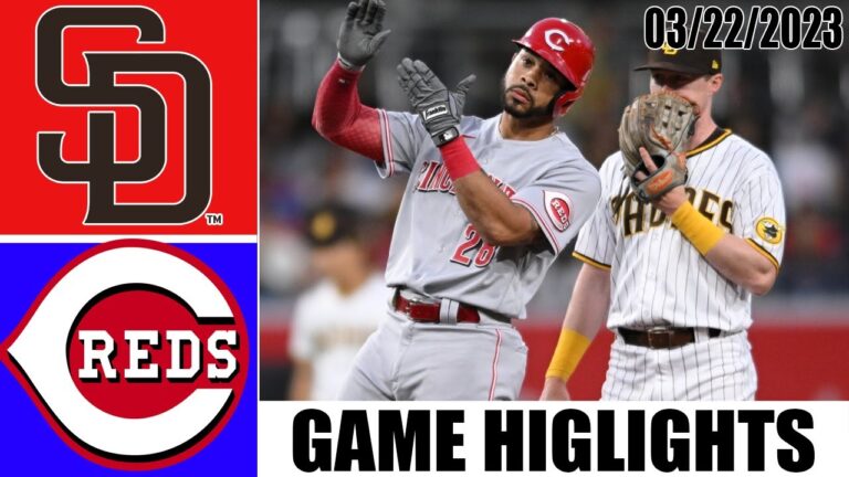 サンディエゴ・パドレス vs シンシナティ・レッズ GAME ハイライト |  MLB プレシーズン 2023 年 3 月 22 日