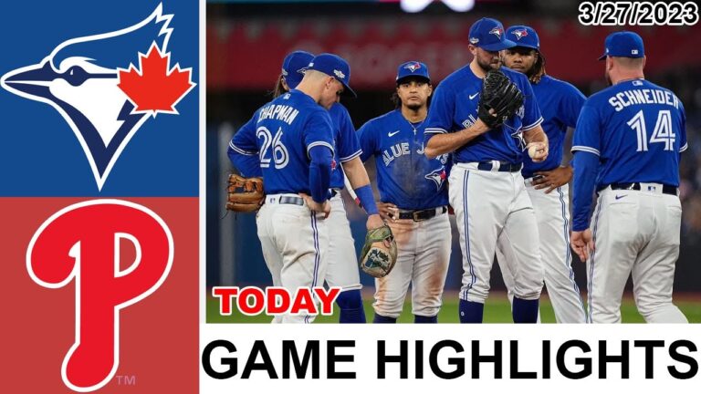 トロント ブルージェイズ vs フィラデルフィア フィリーズ フル ゲーム ハイライト |  MLB プレシーズン 2023 年 3 月 27 日