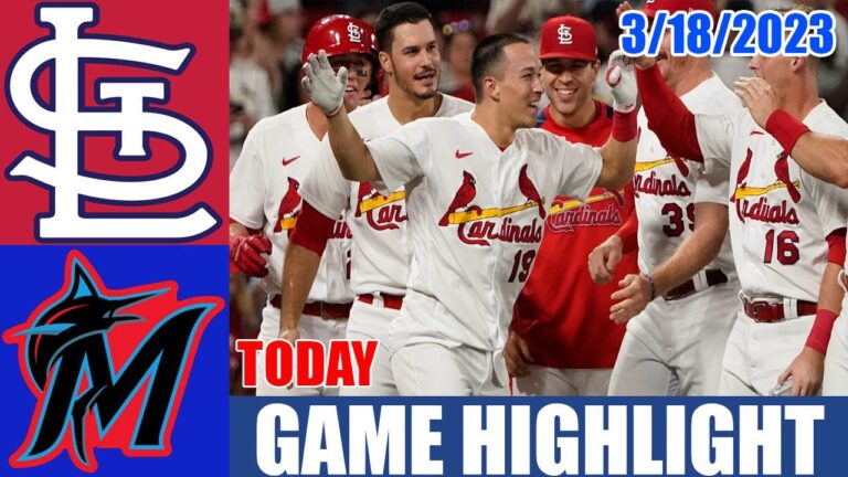マイアミ・マーリンズ vs セントルイス・カーディナルズ フル ハイライト |  MLB プレシーズン 2023 年 3 月 22 日