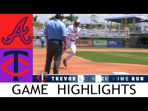 Minnesota Twins vs Atlanta Braves 03/25 FULL Game Highlights | 2023 Spring Training - MLB PreSeason