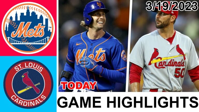 ニューヨーク・メッツ vs セントルイス・カージナルス ゲームのハイライト |  MLB プレシーズン 2023 年 3 月 19 日 |  MLB 2023