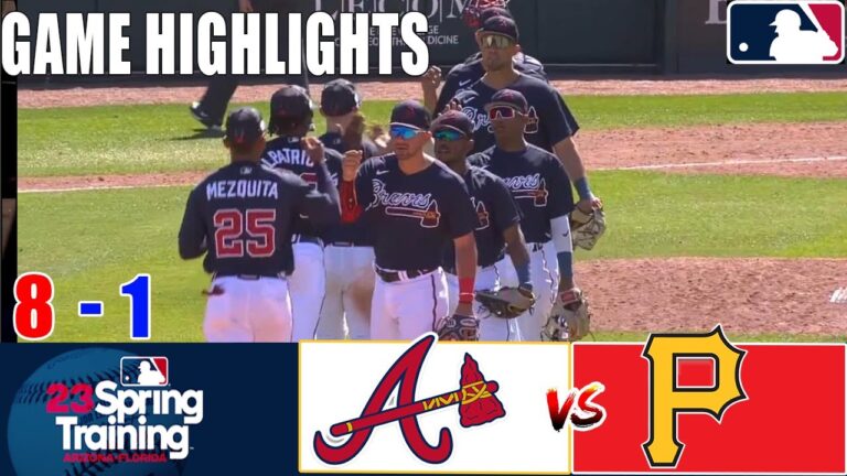 Atlanta Braves vs. Pirates 03/26 FULL Game Highlights | 2023 Spring Training - MLB PreSeason