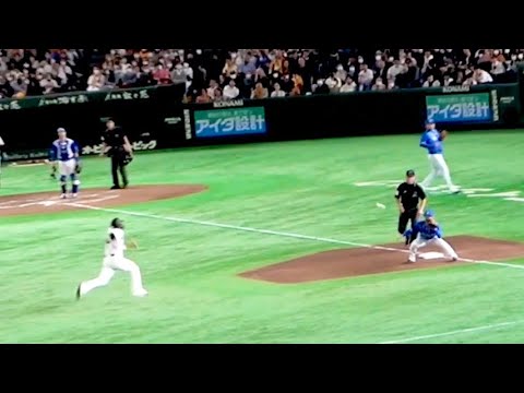 アウトー！ 暴走は許さない神里和毅の好返球！ 横浜DeNAベイスターズ 2023/3/21