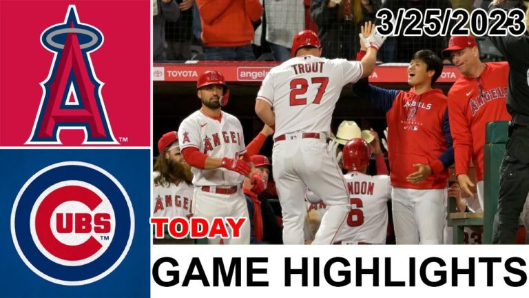 Los Angeles Angels vs Chicago Cubs FULL GAME Highlights | MLB Pre-season March 25, 2023