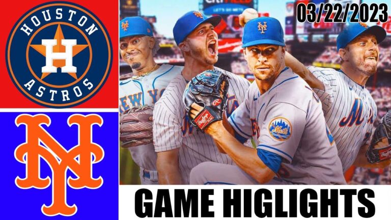 ヒューストン アストロズ vs ニューヨーク メッツ フル ゲーム ハイライト |  MLB プレシーズン 2023 年 3 月 22 日