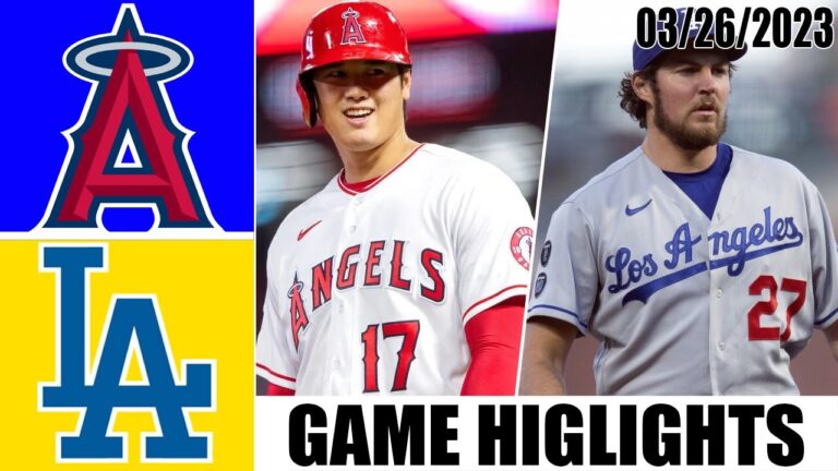 ロサンゼルス エンゼルス vs ロサンゼルス ドジャース ゲーム ハイライト |  MLB プレシーズン 2023 年 3 月 26 日