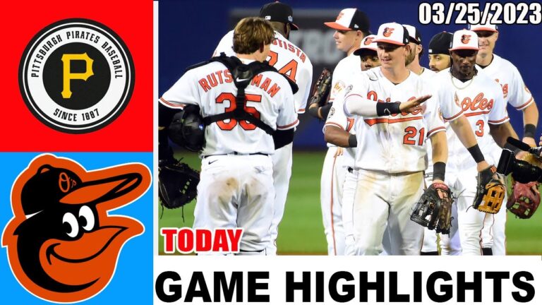ピッツバーグ パイレーツ vs ボルチモア オリオールズ フル ゲーム ハイライト |  MLB プレシーズン 2023 年 3 月 25 日