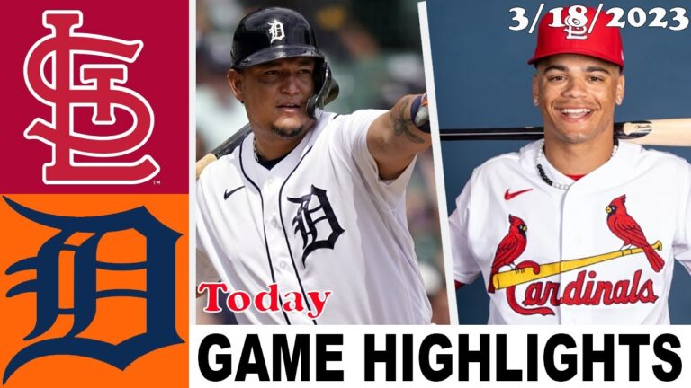 セントルイス カーディナルズ vs デトロイト タイガース ゲーム ハイライト |  MLB プレシーズン 2023 年 3 月 18 日