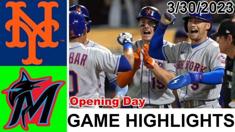 ニューヨーク メッツ vs マイアミ マーリンズ ゲーム ハイライト |  MLB 開幕日 2023 年 3 月 30 日 |  MLB 2023