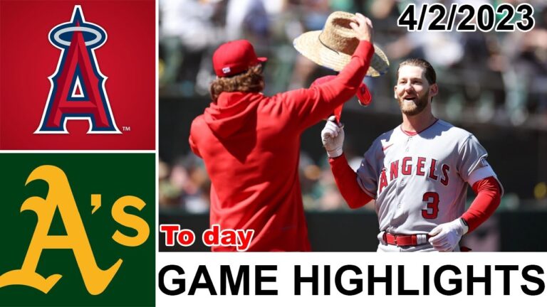 ロサンゼルス エンゼルス vs オークランド アスレチックス ハイライト |  2023 年 4 月 2 日 |  MLB 2023