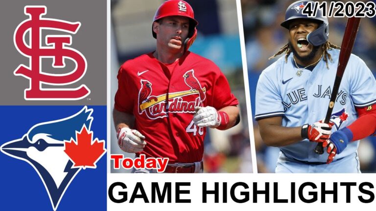 セントルイス カーディナルズ vs トロント ブルージェイズ ハイライト |  MLB から 2023 年 4 月 1 日まで